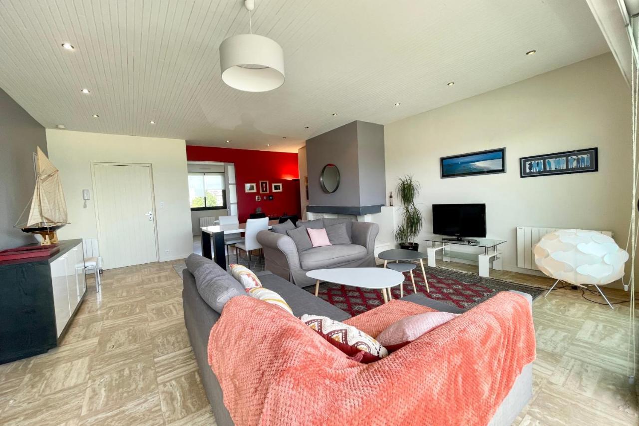 Luxury T3 Standing 2 - Vue Mer Exceptionnelle 180 Larmor-Plage Exterior foto