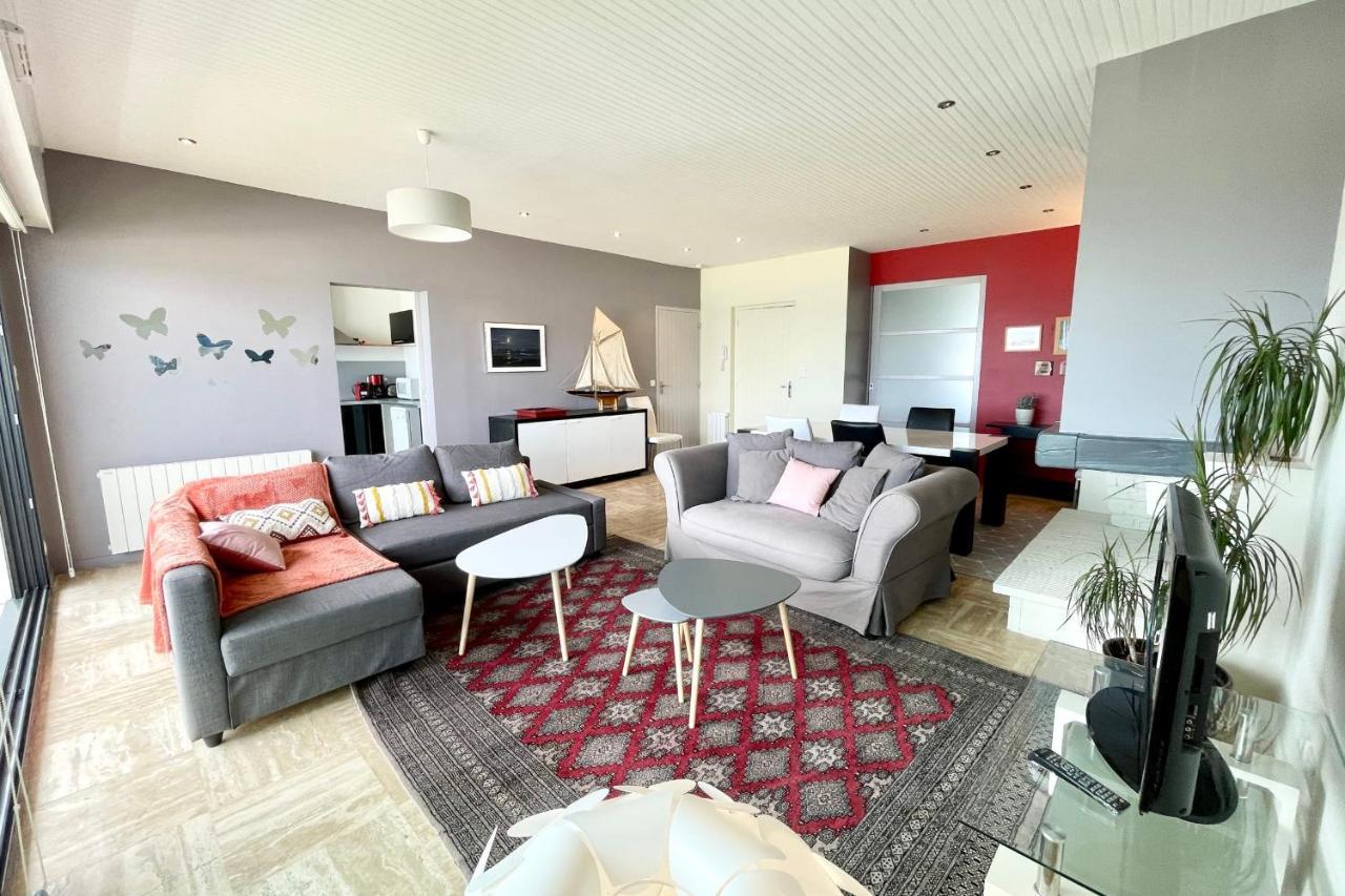 Luxury T3 Standing 2 - Vue Mer Exceptionnelle 180 Larmor-Plage Exterior foto