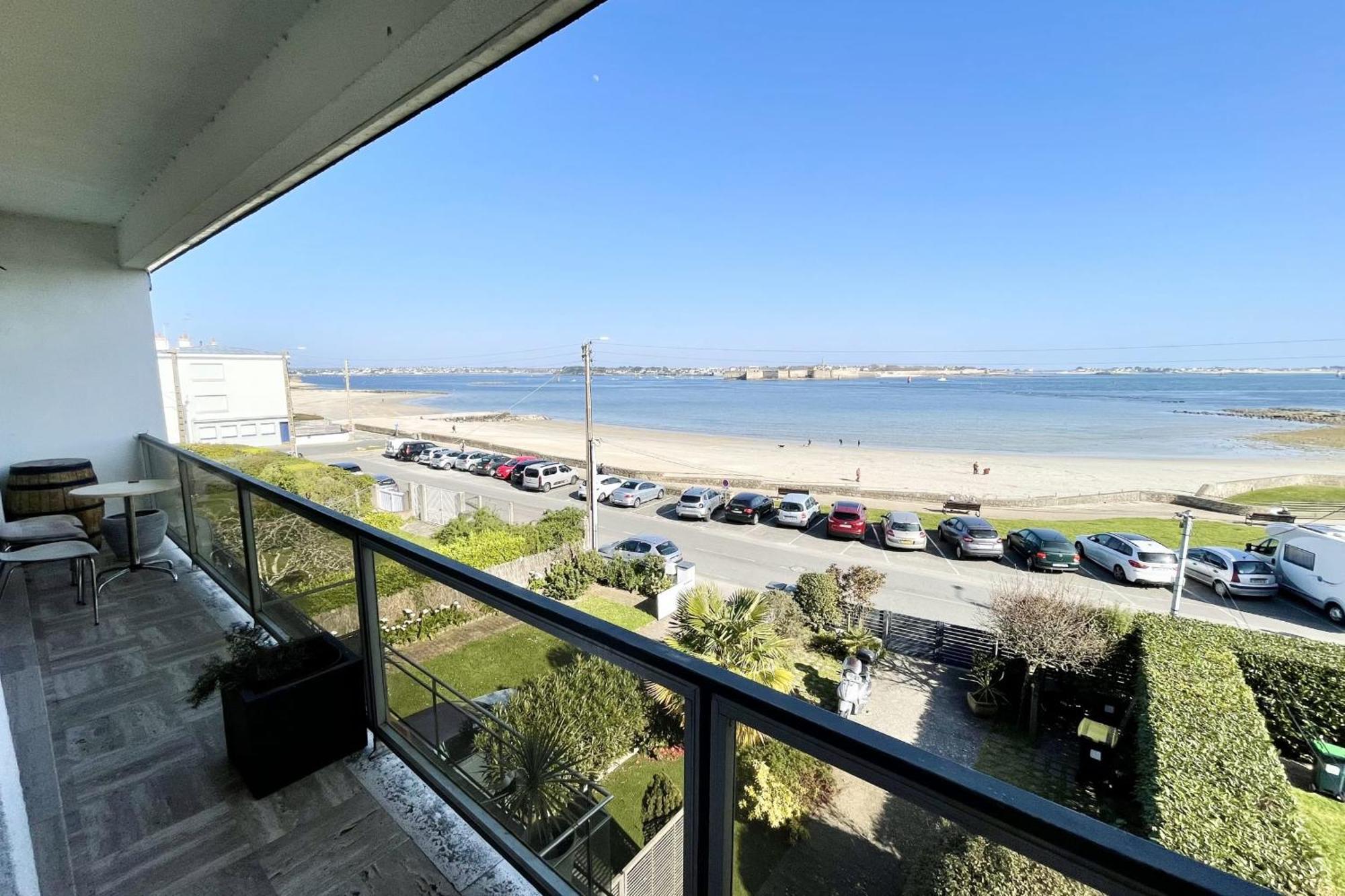Luxury T3 Standing 2 - Vue Mer Exceptionnelle 180 Larmor-Plage Exterior foto